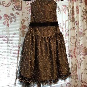 Jessica McClintock dress.